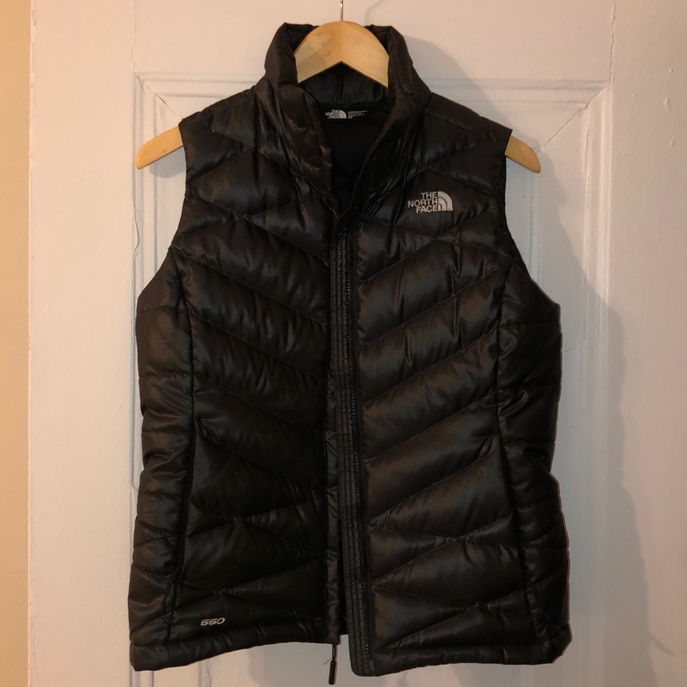 North Face 550 Goose Down Fill Black Vest